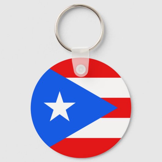 Puerto Rico Flag Schlüsselanhänger (Vorderseite)