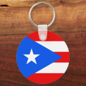 Puerto Rico Flag Schlüsselanhänger (Vorderseite)