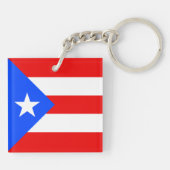 Puerto Rico Flag Schlüsselanhänger (Rückseite)