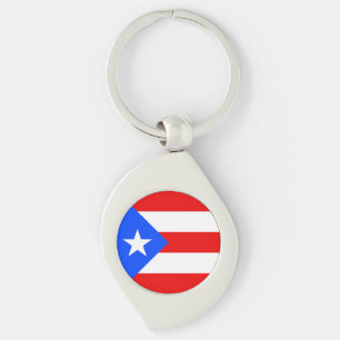Puerto Rico Flag Schlüsselanhänger