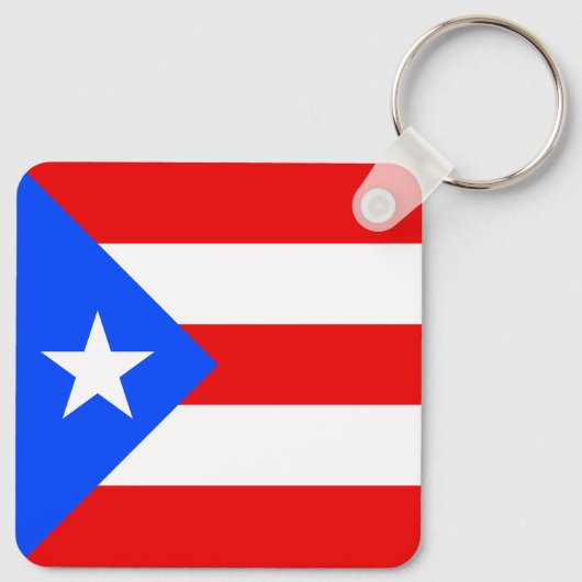 Puerto Rico Flag Schlüsselanhänger (Rückseite)