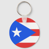 Puerto Rico Flag Schlüsselanhänger (Vorderseite)