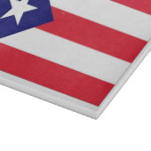 Puerto Rico Flag Schneidebrett (Ecke)