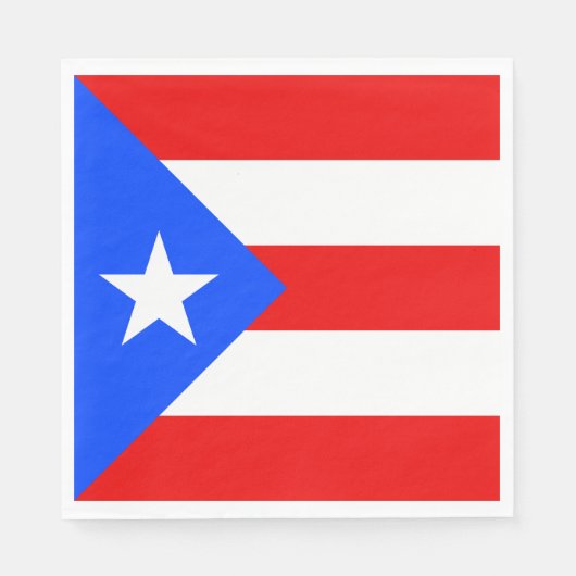 Puerto Rico Flag Serviette (Vorderseite)