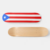 Puerto Rico Flag Skateboard (Horizontal)