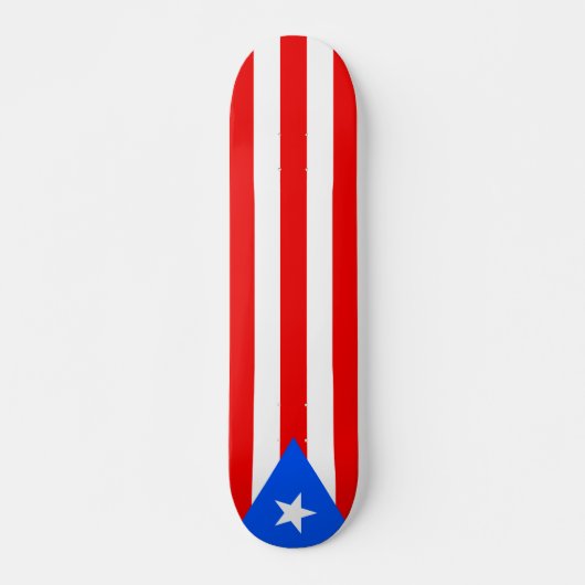 Puerto Rico Flag Skateboard (Vorne)