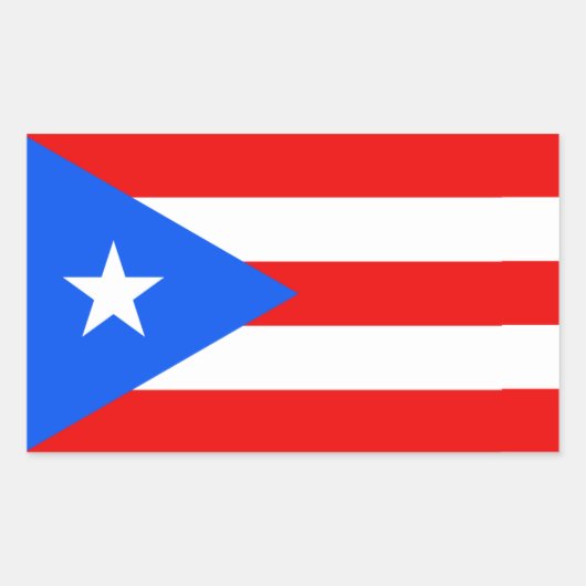 Puerto Rico Flag Stickers (Vorderseite)