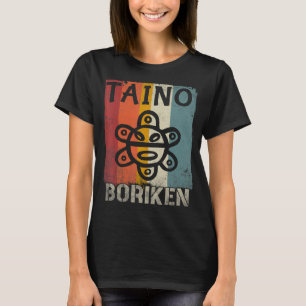 Puerto Rico Flag Taino Boricua Puerto Rico Souveni T-Shirt
