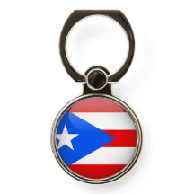 Puerto Rico Flag Telefon Grip Ring Holder.