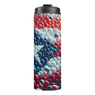 Puerto Rico Flag Thermosbecher