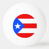 Puerto Rico Flag Tischtennisball (Rückseite)