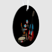 Puerto Rico Flag | Traditionelle Instrumente von B Ornament (Vorderseite)