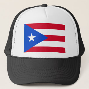 Puerto Rico Flag Truckerkappe