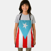 Puerto Rico Flag über Printmedien Kleine Schürze (Insitu)