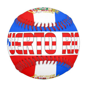 Puerto Rico Flag und Coat of Arms Patriotic Baseball