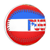 Puerto Rico Flag und Coat of Arms Patriotic Baseball (Vorderseite Links)
