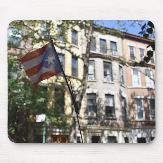 Puerto Rico Flag Upper West Side New York NYC Mousepad (Vorne)