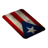 Puerto Rico Flag Vintag Custom Magnet (Rechte Seite)
