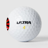 Puerto Rico Flag Willson Ultra Golf Balls Golfball (Logo)