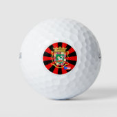 Puerto Rico Flag Willson Ultra Golf Balls Golfball (Vorderseite)