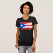 Puerto Rico Flag Womens T-Shirt (Vorne ganz)