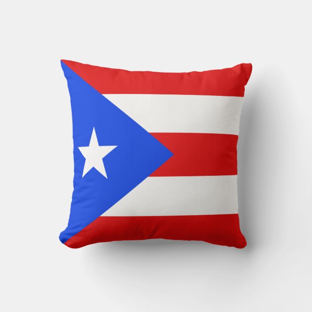 Puerto Rico Flag x Flag Kissen (Vorderseite)