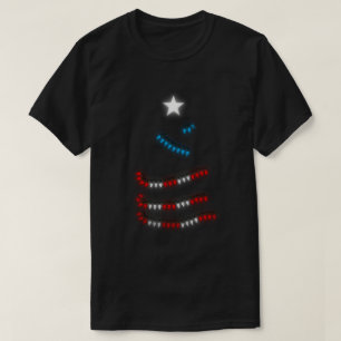 Puerto Rico Flag Xmas Lights I Navidad Boricua T-Shirt