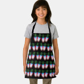 Puerto Rico Flag Xmas Lights Schürze (Insitu)