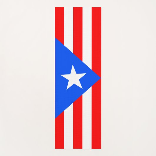 Puerto Rico Flag Yogamatte (Vorderseite)