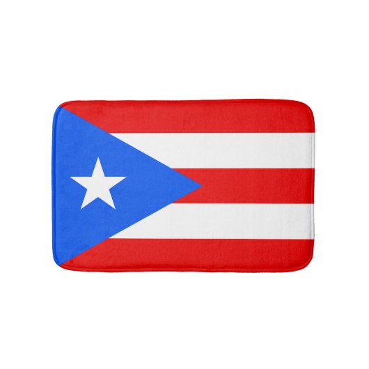Puerto-Rico-Flagge Badematte (Vorderseite)