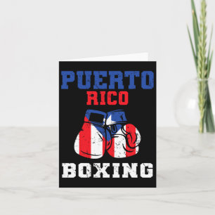 Puerto-Rico-Flagge Boxengloves Rico Prix Boxing Karte