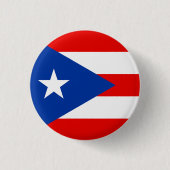 Puerto Rico-Flagge Button (Vorderseite)