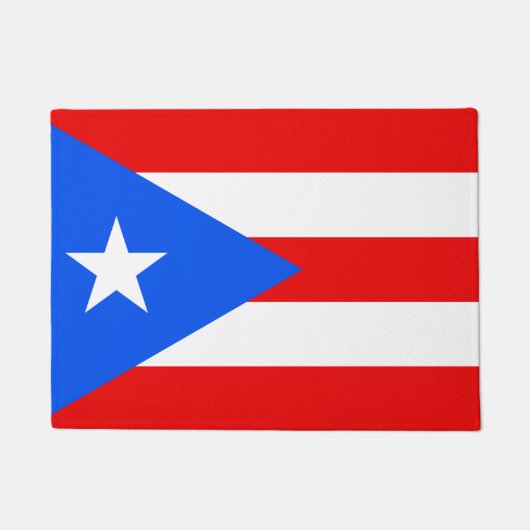 Puerto-Rico-Flagge Fußmatte (Vorderseite)