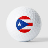 Puerto Rico-Flagge Golfball (Vorderseite)