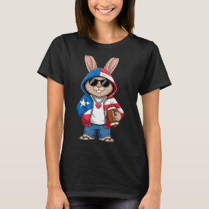 Puerto Rico-Flagge Hase puerto-ricanischer Hase T-Shirt