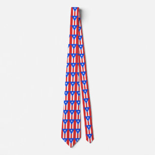 Puerto Rico-Flagge Krawatte
