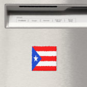 Puerto-Rico-Flagge Magnet (In Situ (Geschirrspüler))