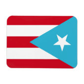 Puerto-Rico-Flagge Magnet (Horizontal)