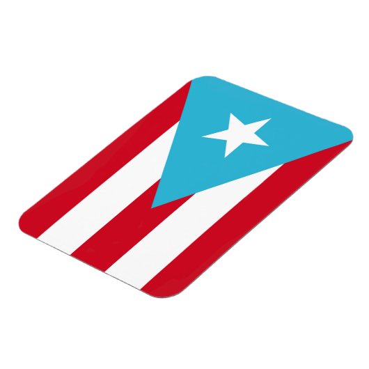 Puerto-Rico-Flagge Magnet (Linke Seite)