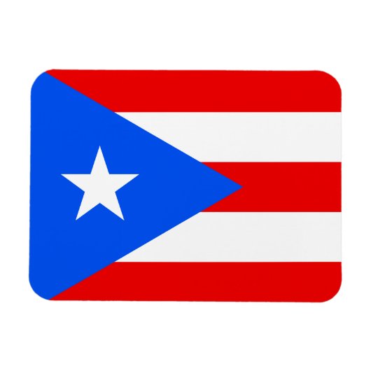 Puerto-Rico-Flagge Magnet (Horizontal)