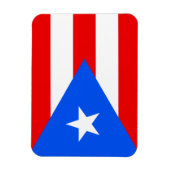 Puerto-Rico-Flagge Magnet (Vertikal)