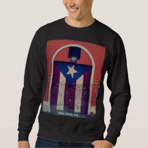 Puerto Rico-Flagge (Old San Juan PR Kulturerbe) Sweatshirt