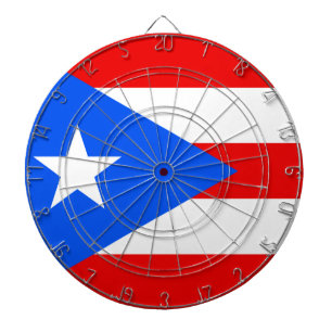 Puerto-Rico-Flagge (Puerto Rico) Dartscheibe