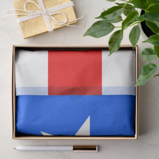 Puerto-Rico-Flagge (Puerto Rico) - Gewebepapier Seidenpapier (Geschenk)