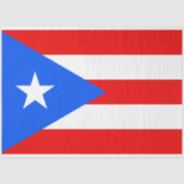 Puerto-Rico-Flagge (Puerto Rico) - Gewebepapier Seidenpapier (Vorderseite)