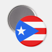 Puerto-Rico-Flagge (Puerto Rico) Magnet (Vorderseite/Rückseite)