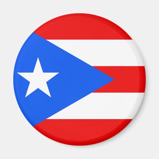 Puerto-Rico-Flagge (Puerto Rico) Magnet (Vorne)