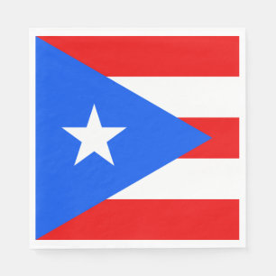 Puerto-Rico-Flagge (Puerto Rico) Serviette