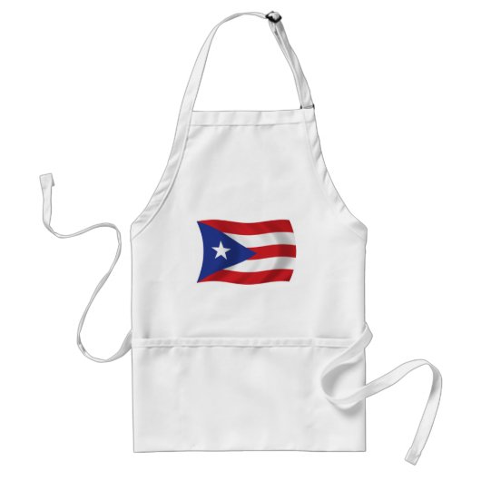 Puerto Rico Flagge Schürze (Vorne)