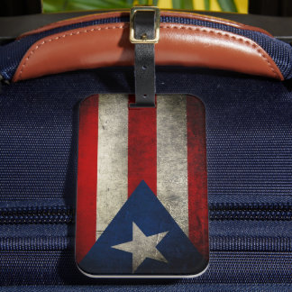 Puerto Rico Flagge Vintage individuell Gepäckanhänger
